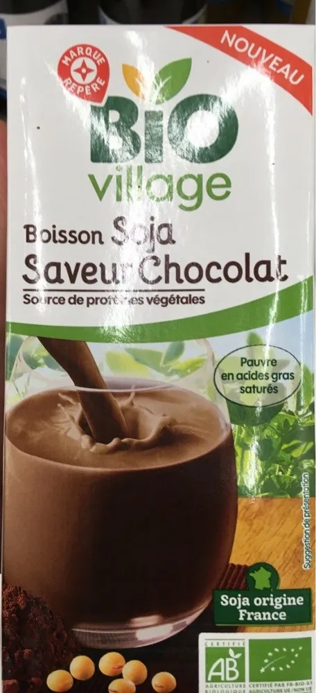 Boisson soja saveur chocolat