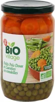 Petits pois carottes extra fins bio - bocal