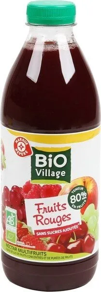 Nectar fruits rouges bio