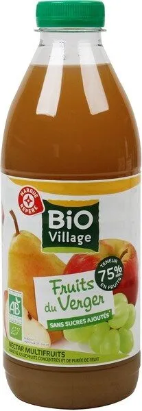Nectar fruits du verger bio