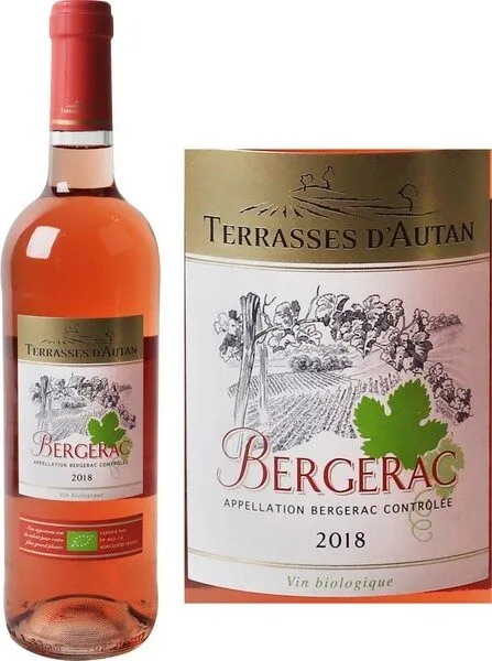 Bergerac rosé bio A.O.C. 2017