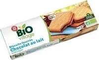Biscuits Fourrés Chocolat au Lait