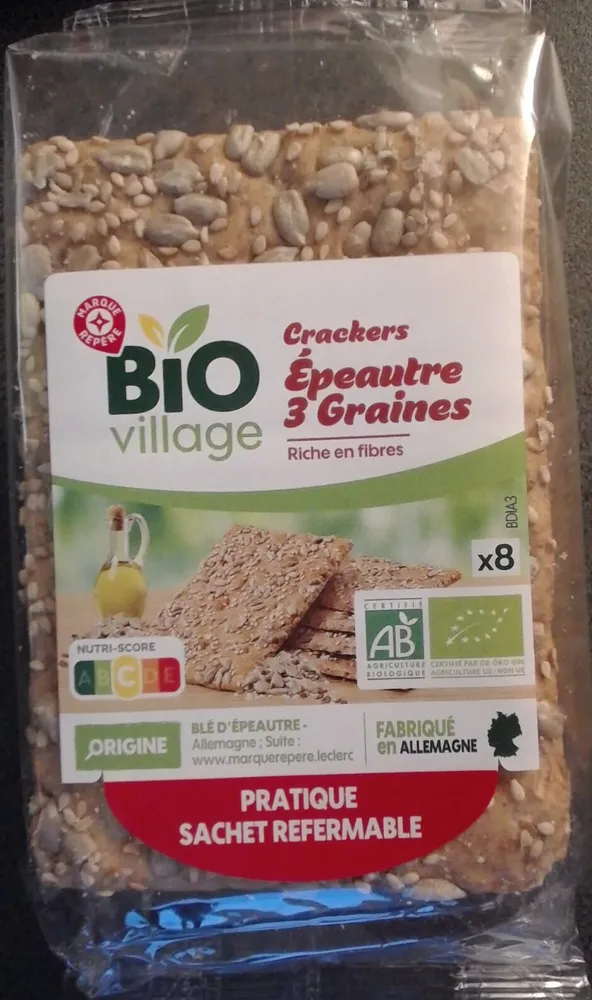 Crackers Épeautres 3 Graines