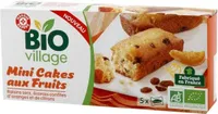 Mini cakes aux fruits bio x 5