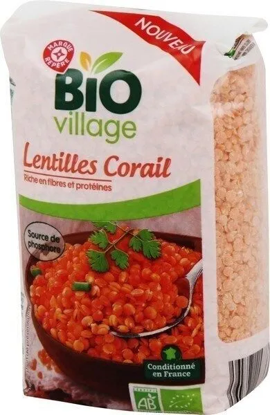 Lentilles corail
