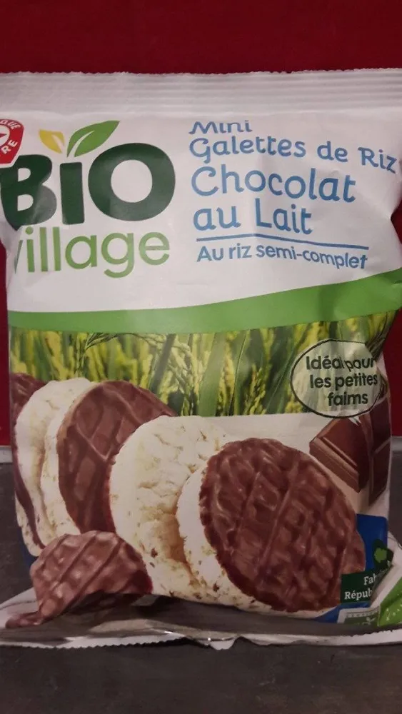 Mini galettes de riz- chocolat au lait