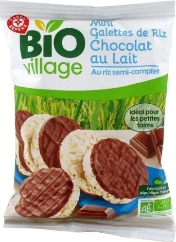 Mini galette de riz chocolat au lait