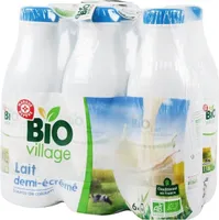 Lait demi-écrémé bio bouteille
