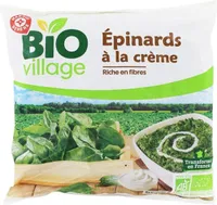 Épinards à la crème bio