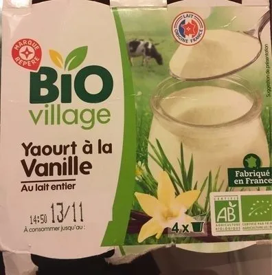 Yaourt pot laitier à la vanille bio