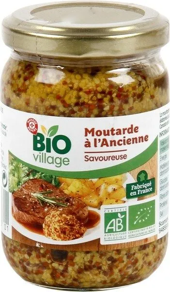 Moutarde bio à l'ancienne