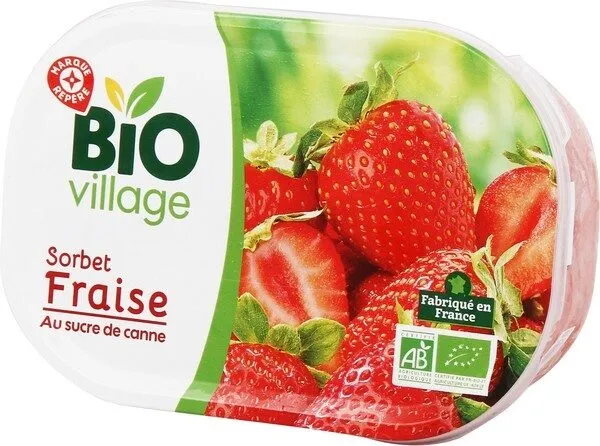 Vrac sorbet fraise bio