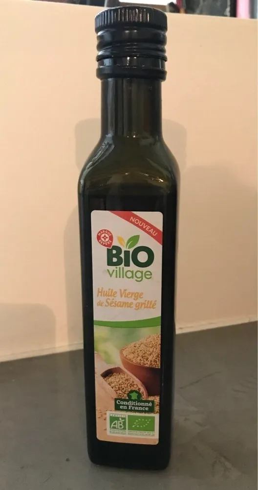 Huile vierge de sésame grillé bio