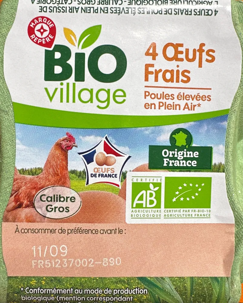 Oeufs Frais