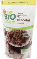 Muesli croustillant tout chocolat bio