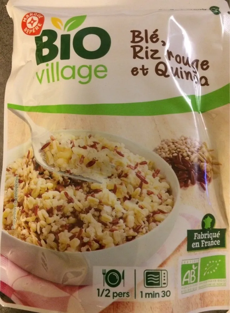 Blé, Riz rouge et Quinoa
