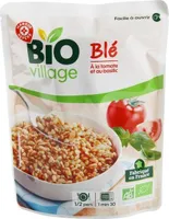 Blé bio à la tomate et au basilic - sachet