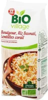 Boulgour, Riz Basmati, Lentilles corail