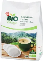 Dosettes café bio Amérique Latine x 36