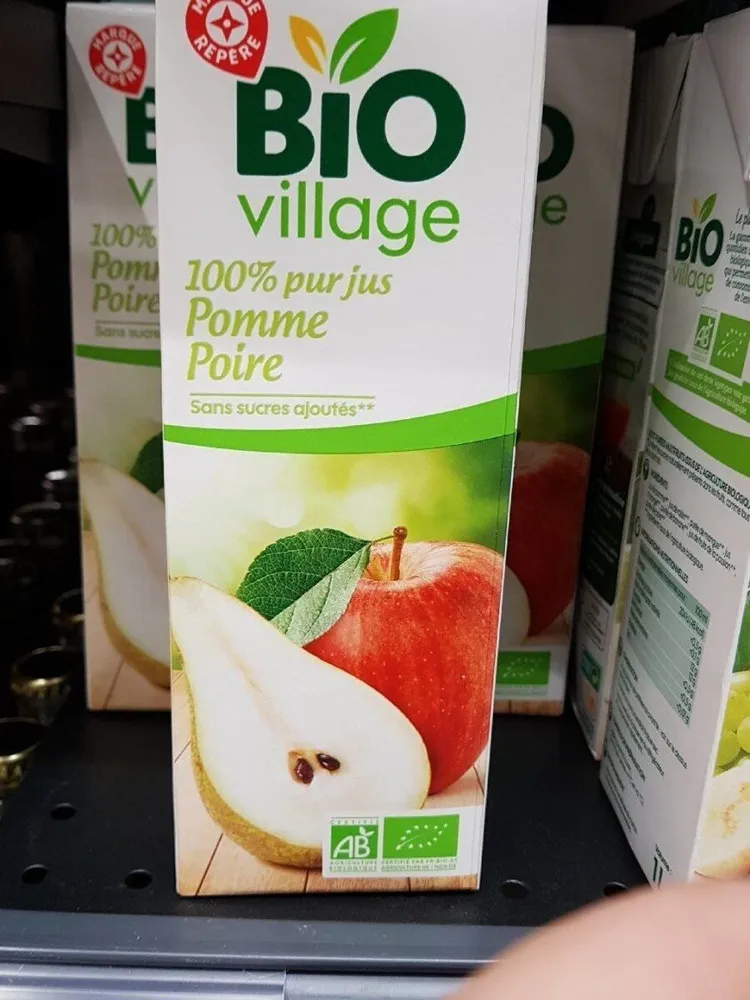 Pur jus pomme poire bio bk