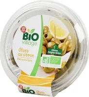 Olives au citron bio