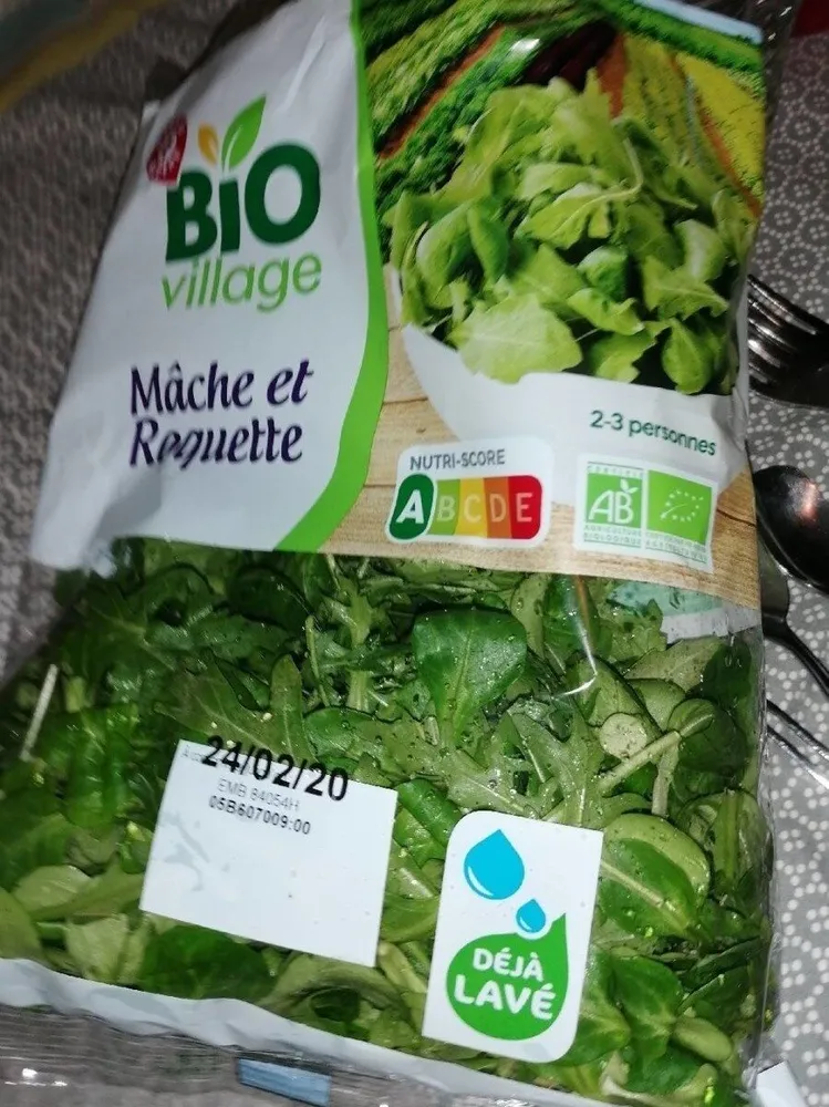 Mâche et roquette