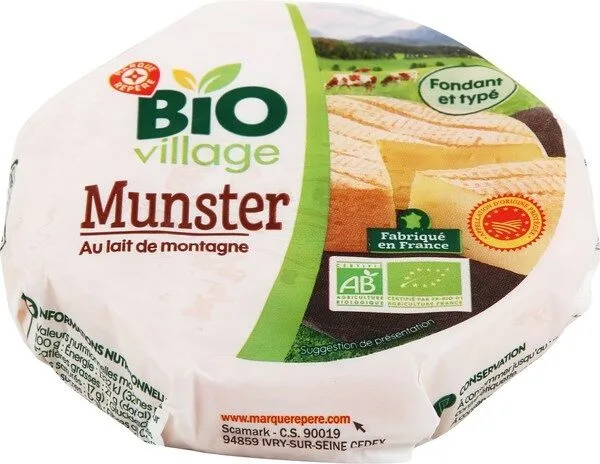 Petit munster bio A.O.P. 27% Mat. Gr.