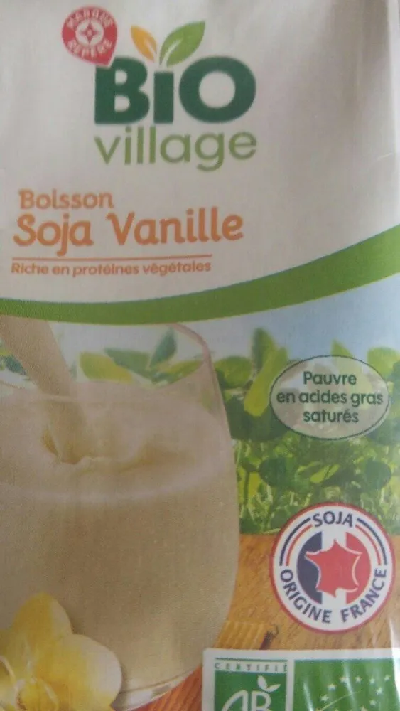 Boisson soja vanille bio