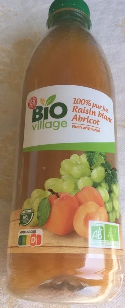 Pur jus de Raisin blanc et Abricot