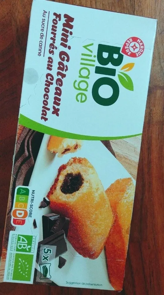 Mini gâteaux fourrés chocolat