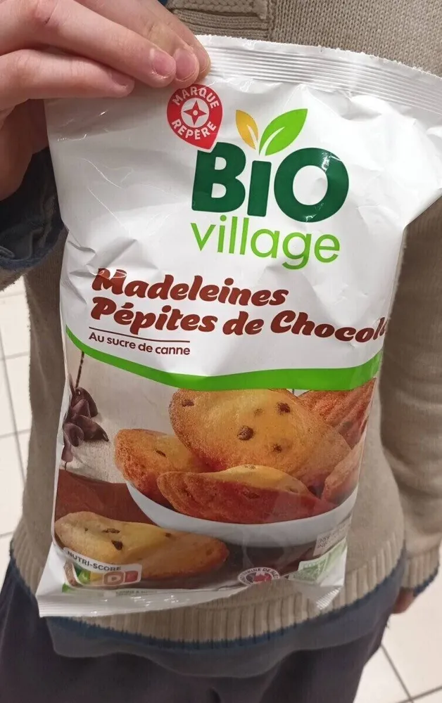 Madeleines pépites de chocolat