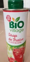 Sirop fraise bio bidon