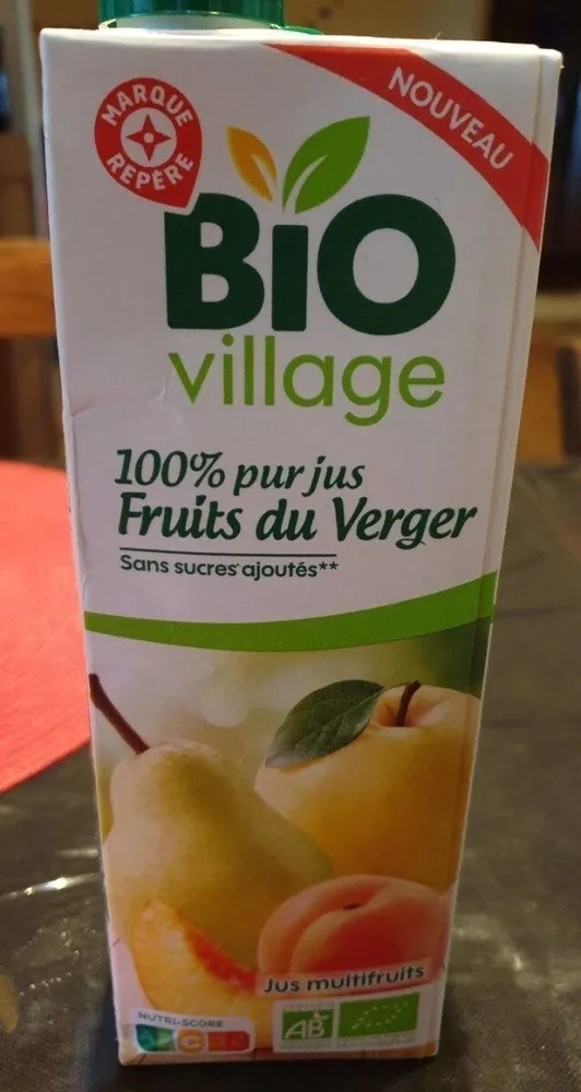 100% pour jus Fruit du verger