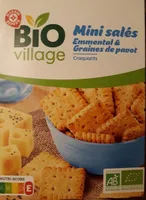 Mini salé emmental pavot bio