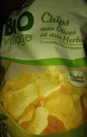 Chips aux olives et aux herbes