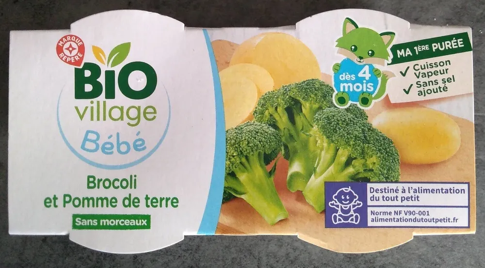 Purée de brocoli pommes de terre