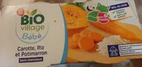 Bol carotte potimarron riz bio 6mois
