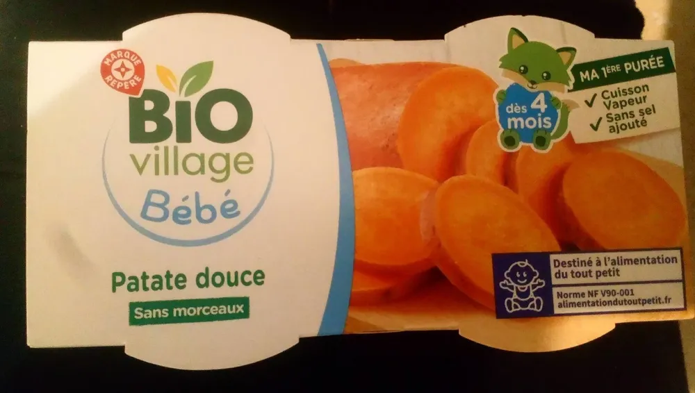 Bol patate douce bio 4m