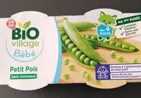 Bol petit pois bio 4 mois