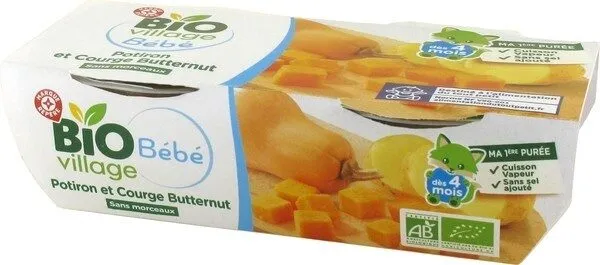 Bol potiron courge bio 4 mois