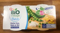 PETITS POIS MAÏS ET RIZ