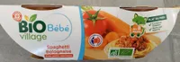 Spaghetti bolognaise bio 8 mois