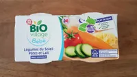 Bol légume soleil pate lait bio 12 mois