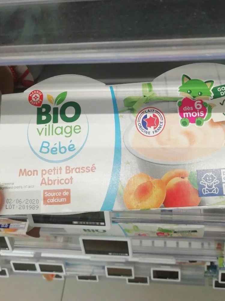 Brassé abricot bio