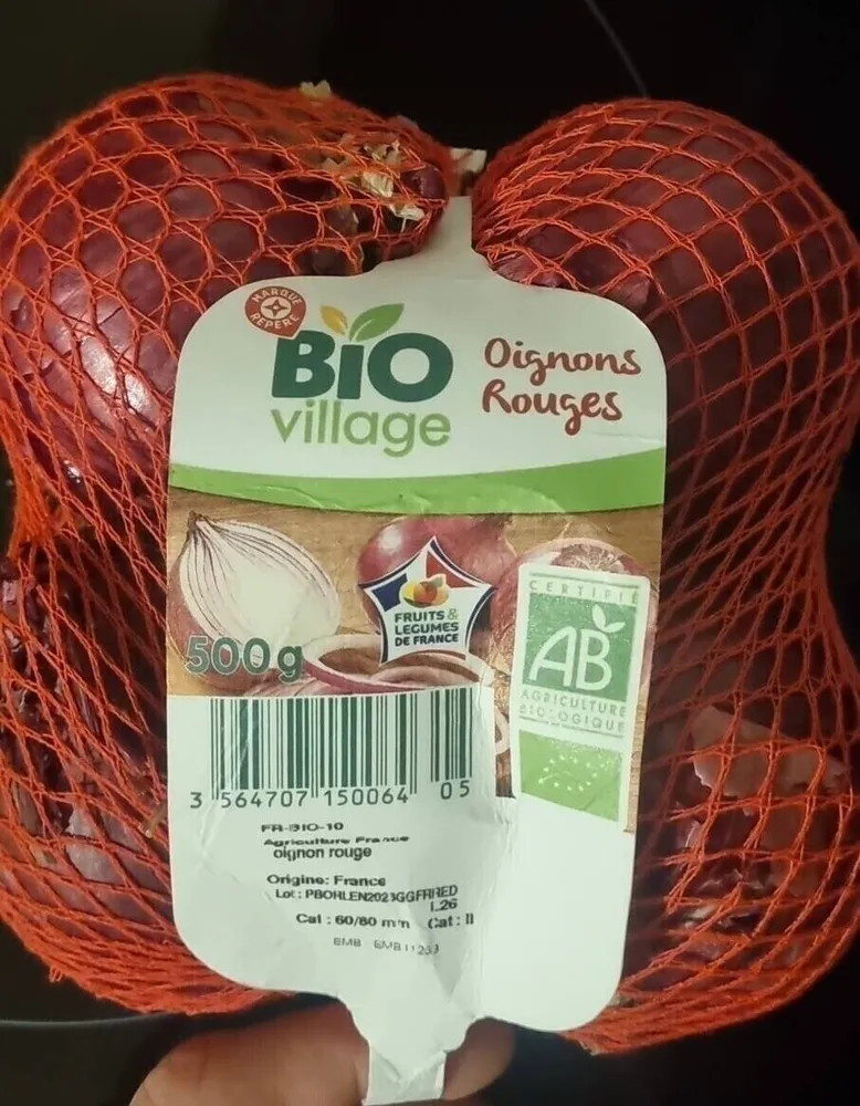 Oignons Rouge BIO village