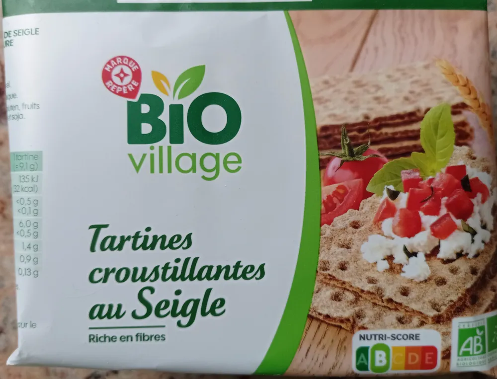 Tartines croustillantes au Seigle