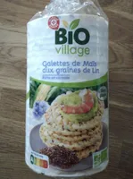Galettes de maïs aux graines de lin