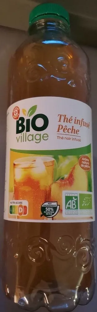Thé infusé bio pêche