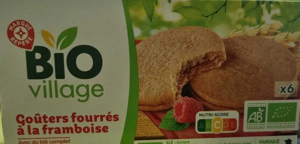 Goûters fourrés à la framboise