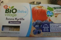 Bio village bébé pomme myrtille